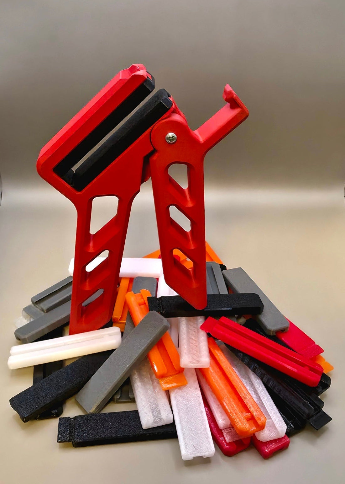 Bow Stand a top a wide selection of non-marring inserts in multiple color options